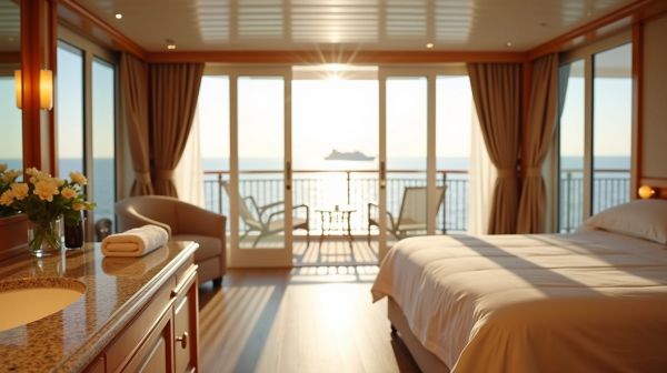 Comment économiser des frais sur une croisière en cabine avec balcon